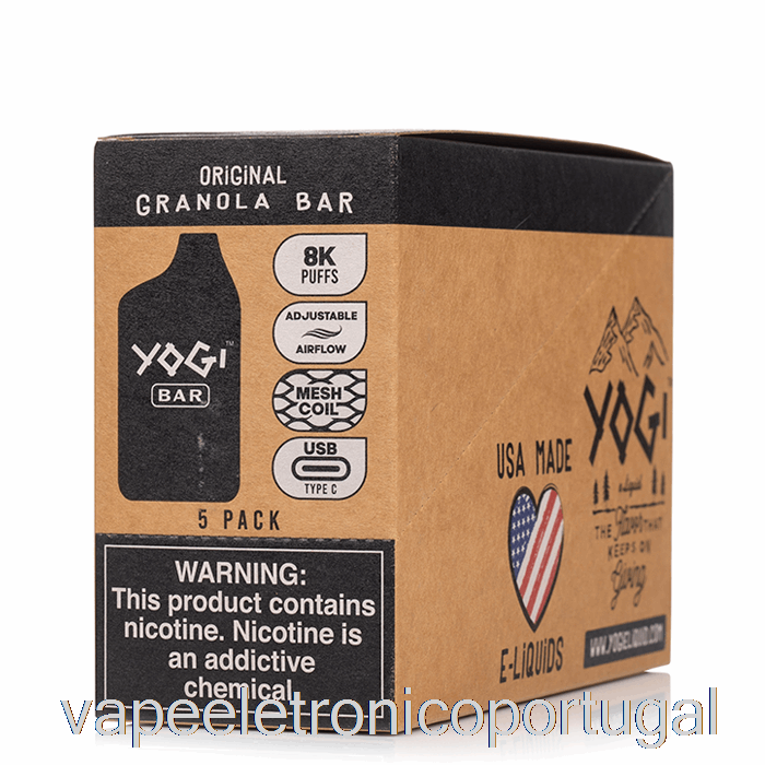 Vape Eletrônico [pacote Com 5] Yogi Bar 8000 Descartável